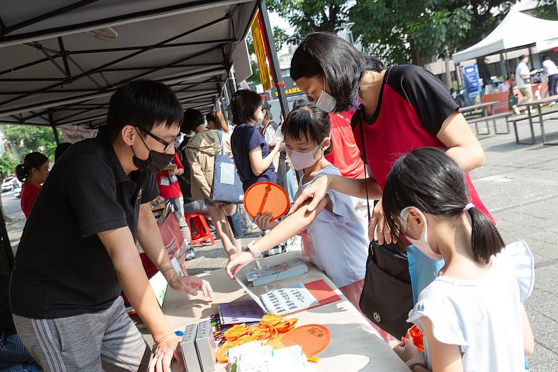 現場也有伊甸服務宣導