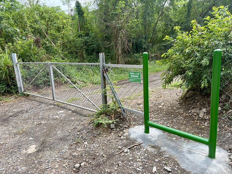 浸水營國家步道東段聯外通道重新規劃人行通道及引導指標