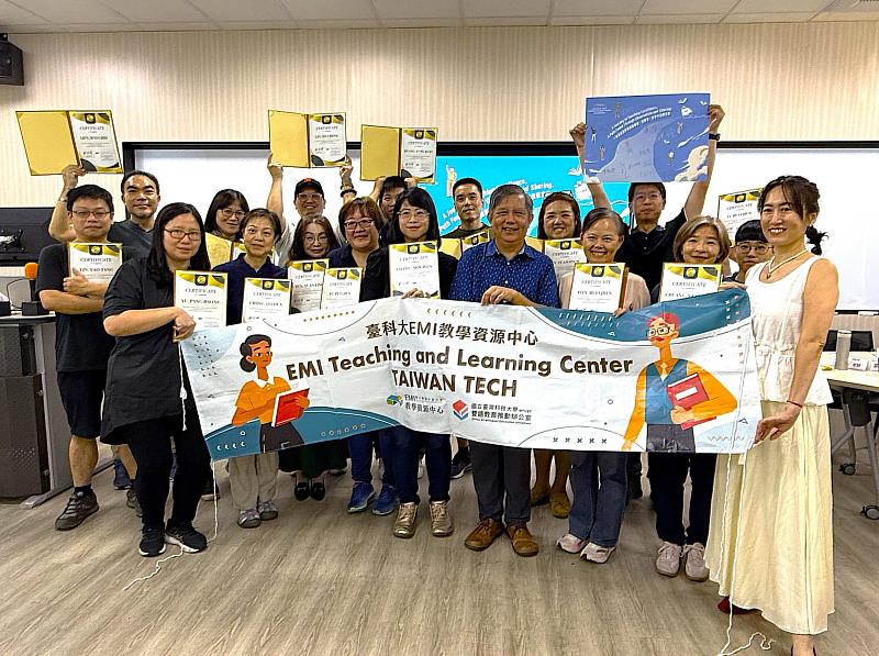 為推動全國大專校院雙語教學品質提升，臺科大EMI教學資源中心於日前舉辦「教學發展顧問培訓」課程，邀集來自明志科大、長庚大學等8所大專校院、橫跨多元領域的17位教師參與。