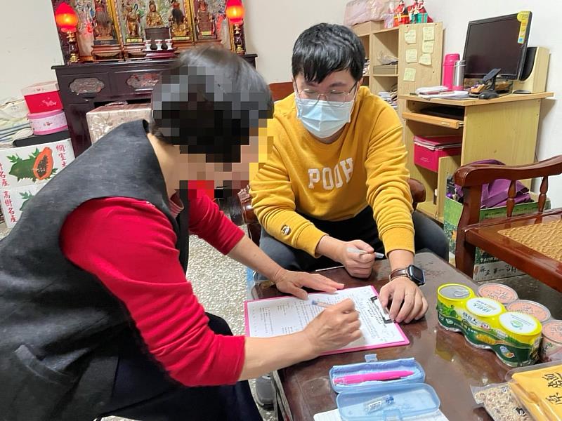 杜華基金會家庭照顧者支持服務方案服務照片。