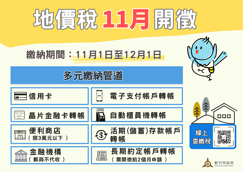 新竹市稅務局推「e化繳稅好EASY」EDM