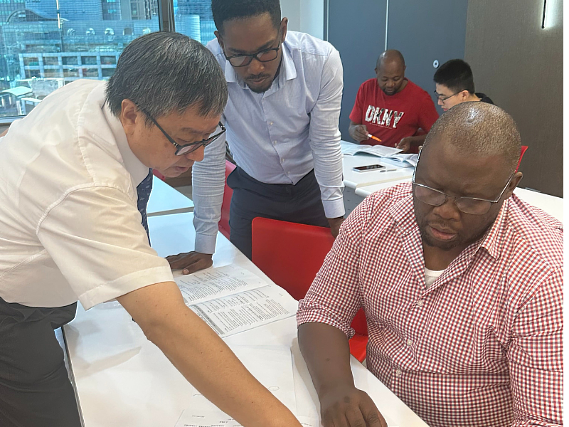 學員積極學習臺灣經驗