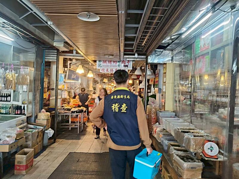 防範不法豬肉流入臺東縣持續把關食品衛生與市場流通安全