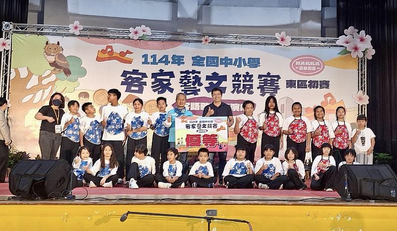 客語藝文競賽東區初賽 臺東二校獲特優進軍全國