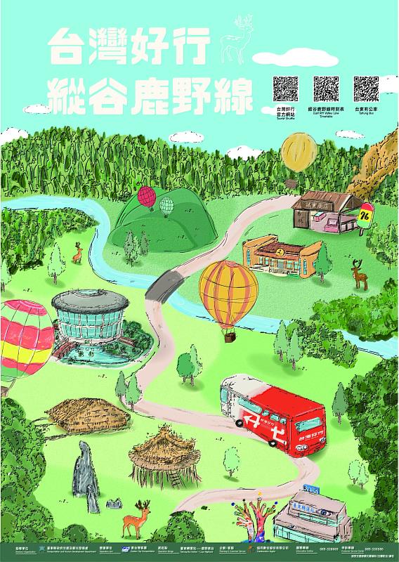 台灣好行縱谷鹿野線電子票證半價優惠至10月底