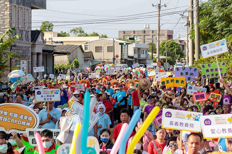 2025嘉義縣國際身障者日踩街,千人到場為身障者發聲