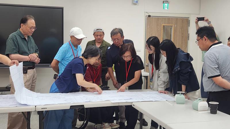 國土署及無障礙委員現場考核。