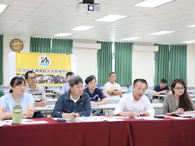 禁令再延長10天 中央召開非洲豬瘟災害應變中心視訊工作會議