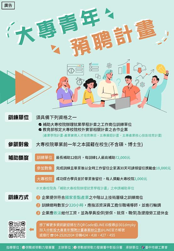 大專青年預聘計畫圖卡