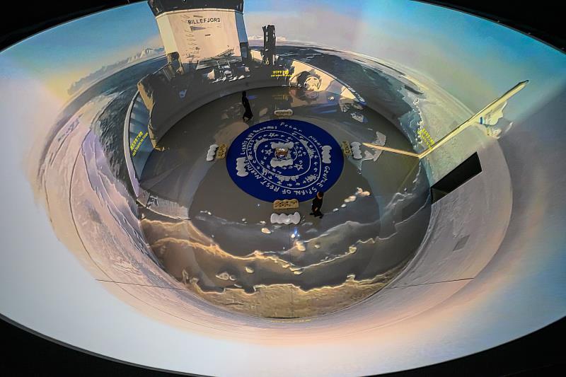 「天空寫下的故事」展覽現場,國立臺灣美術館提供,攝影:ANPIS FOTO 王世邦