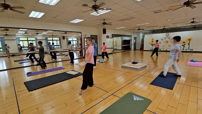 太極拳功法練習。