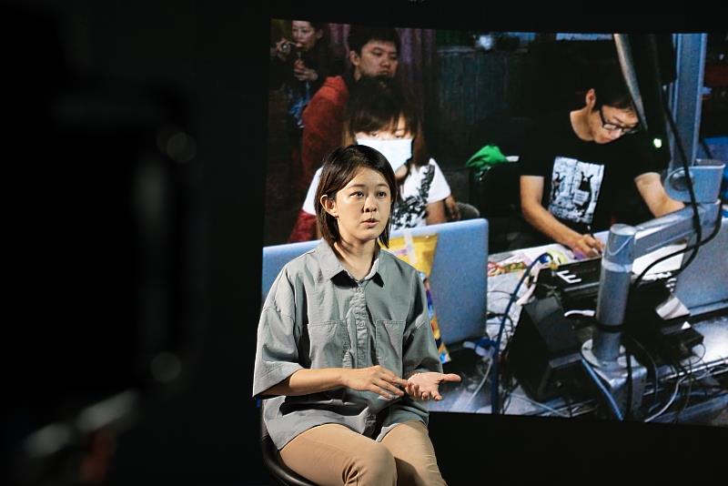 江翊寧受訪談及組建現場剪輯團隊的過程