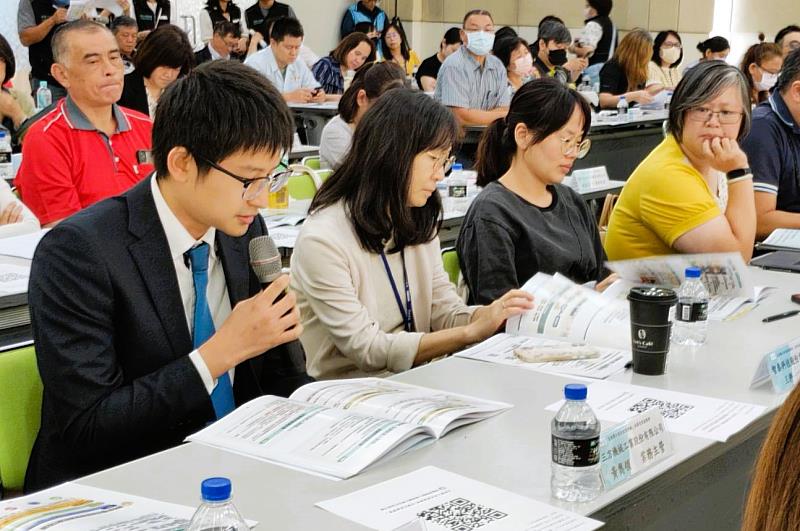 勞動部「支持勞工安定就業措施企業交流座談會」企業踴躍提問交流。