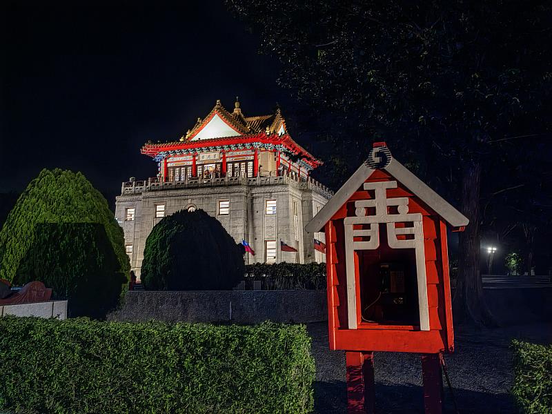 藝術轉動社區為莒光樓夜色添光彩