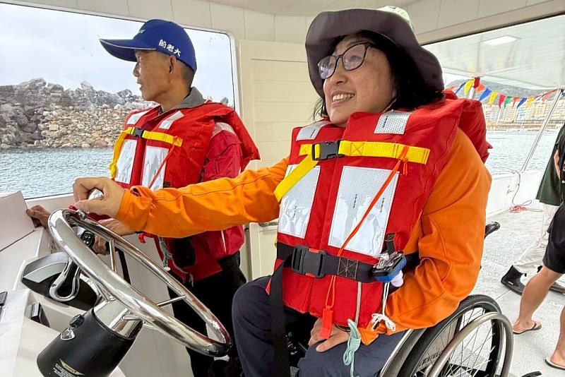 海大未來將持續推動課程與活動,讓身心障礙者實現一生一次的開船體驗