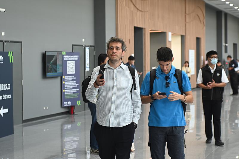 臺中國際會展中心展覽館門廳。（貿協提供）