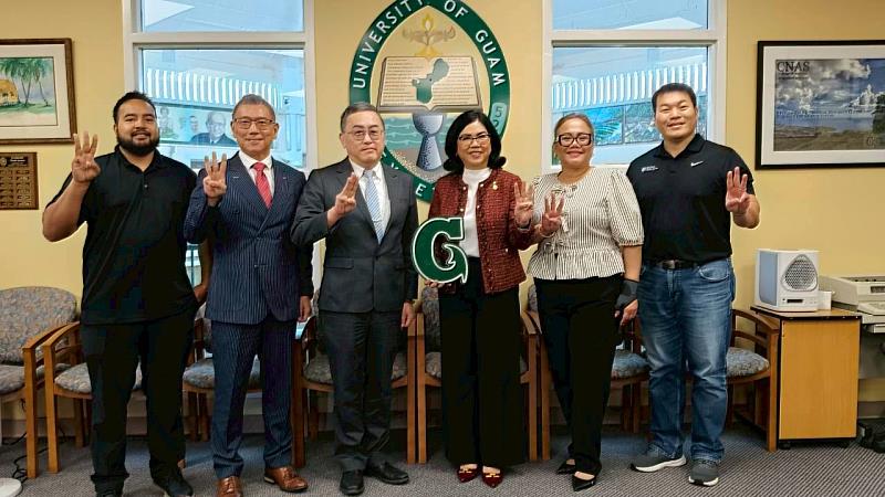 景文科大拓展國際版圖 校長赴關島簽署姊妹校合作 助學生邁向國際舞台