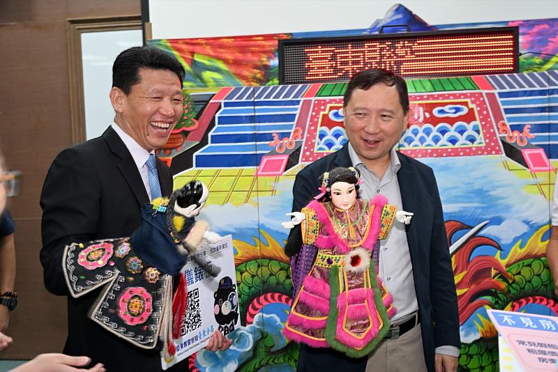 「戲說防詐真功夫」臺東縣警局邀傳統布袋戲團共同阻詐