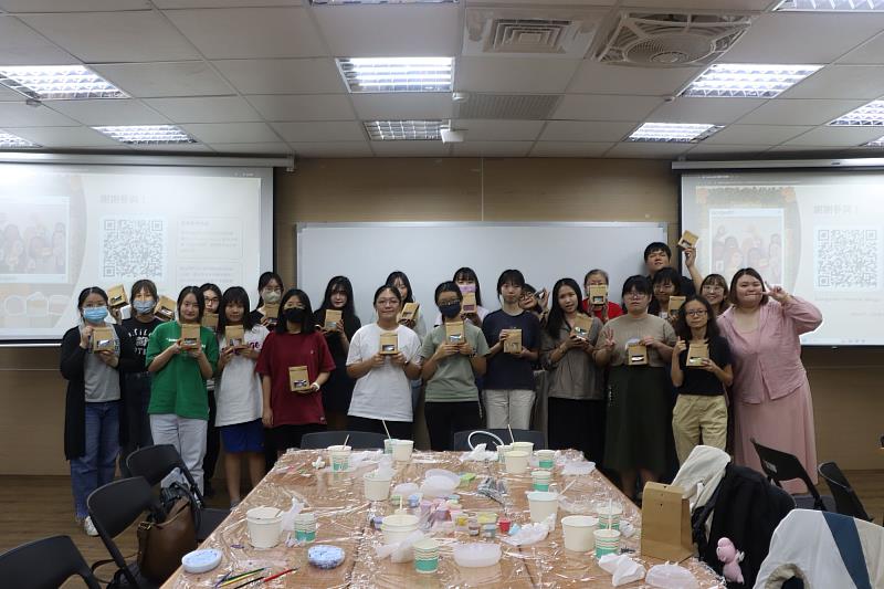 南大創新育成中心鼓勵學生將環保與美學理念融入日常生活。