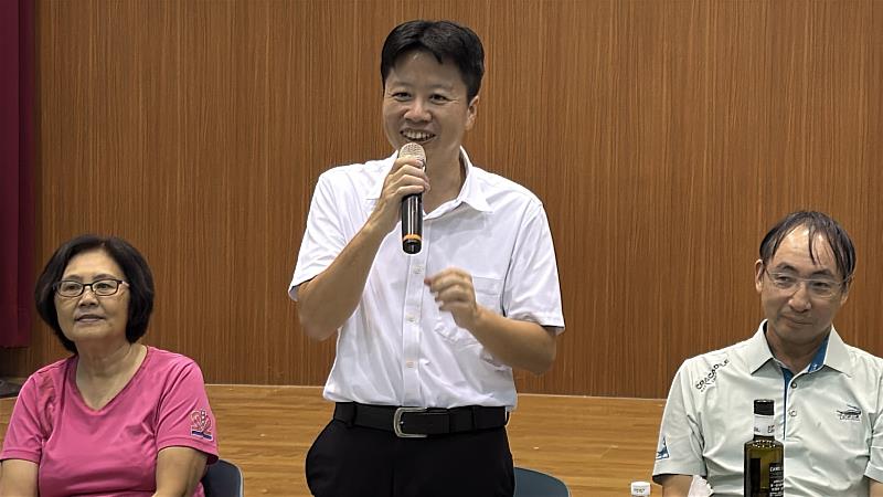 南投縣團委會總幹事李明組致詞