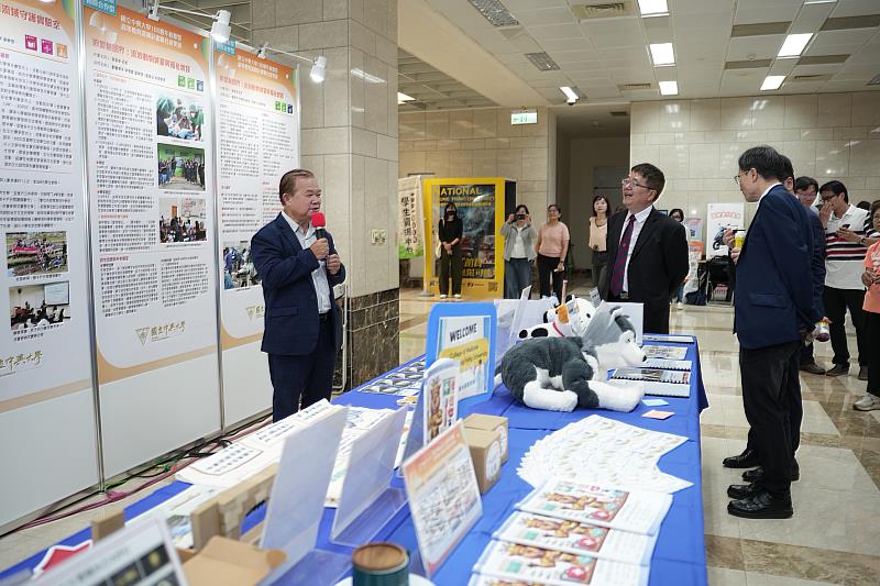 興大高教深耕成果展開幕 展現多元特色領域成果