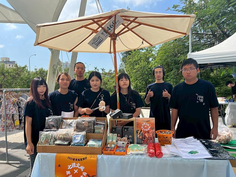 公廣系「七禮文風」團隊打造萬聖節限定活動,推廣業主品牌