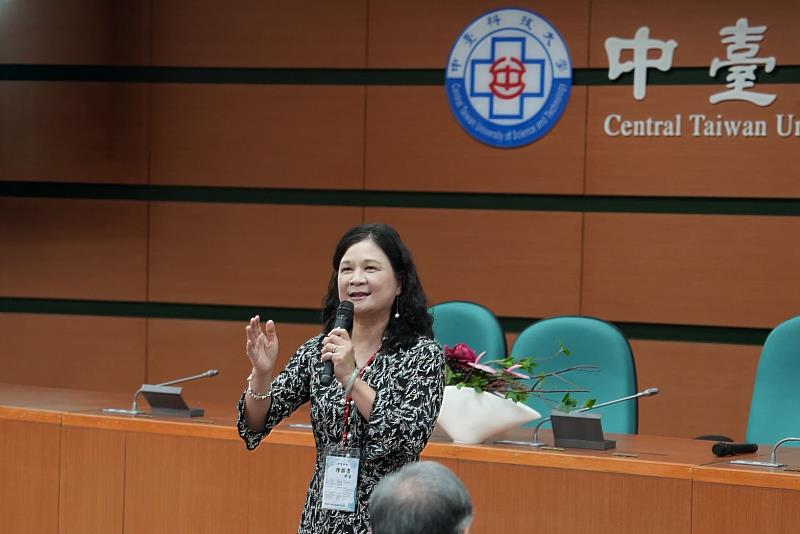中臺科大陳錦杏校長致詞
