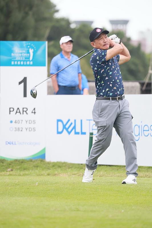 台灣高球選手周宏男2025富邦長春公開賽首輪繳出71桿佳績,暫居台灣選手第一名。