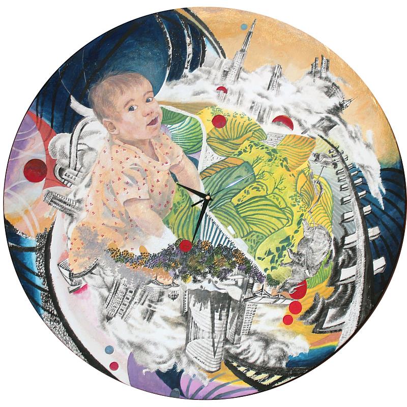 劉蔚霖《馬不停蹄》2024 墨彩、指針