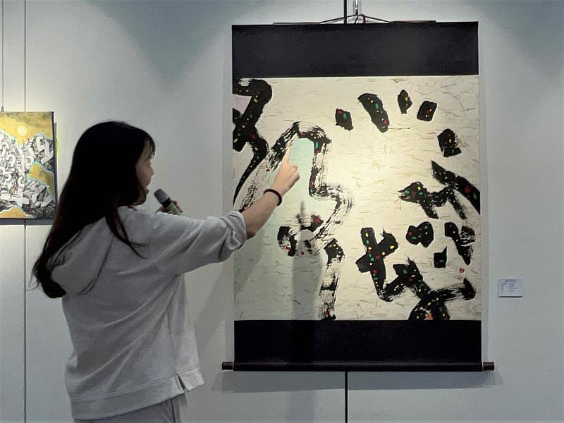 劉蔚霖解說臺北車站這件作品