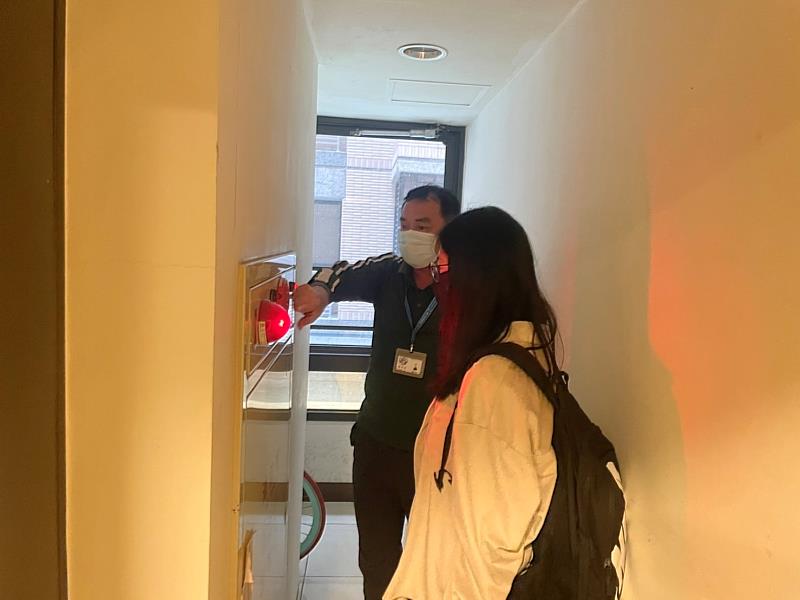 高醫大賃居安全關懷訪視，掌握學生居住狀況