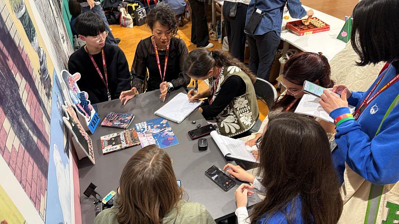 今年共4家義大利文化及漫畫媒體參與聯訪，為參展4年之最。（駐義大利代表處文化組提供）