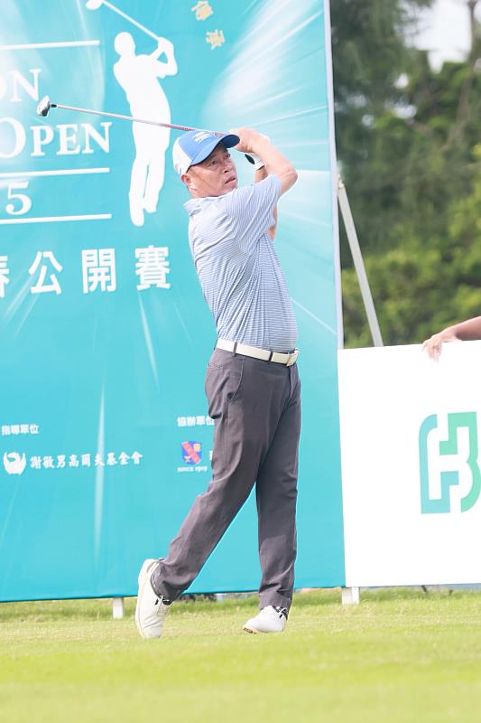 蔡啟煌是2025富邦長春公開賽完成2輪比賽後,成績排名最高的台灣選手。