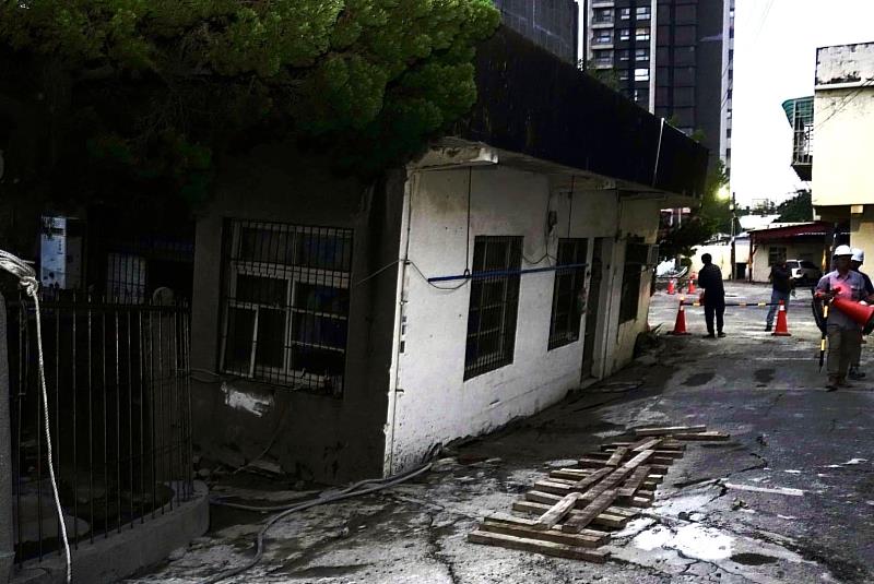 現場受影響建物