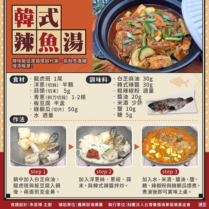 食譜－韓式辣魚湯