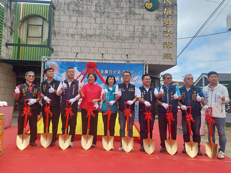 民雄鄉中樂及東榮社區活動中心新建工程動土-2