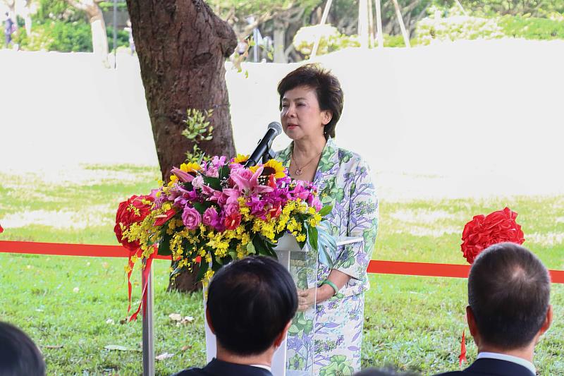 張家宜董事長致詞。（圖／淡江大學提供）