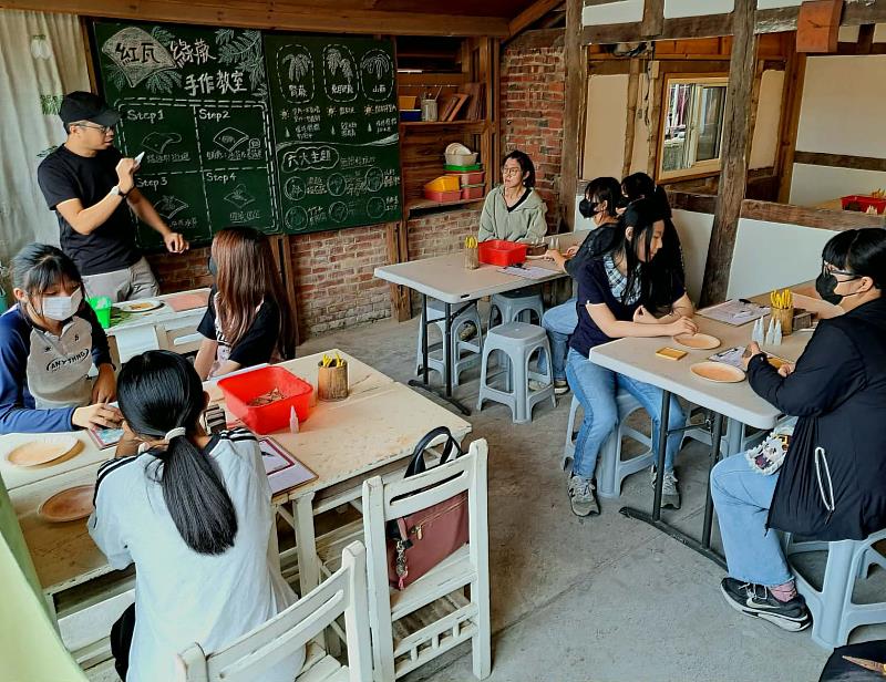 村落特色體驗工作坊－百年古瓦杯墊