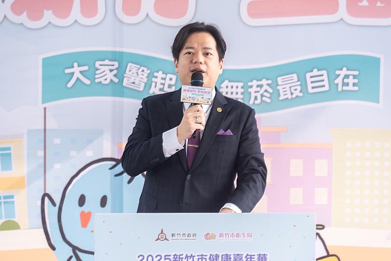 代理市長邱臣遠希望帶領市民邁向「健康新竹、全齡樂活」的城市願景。
