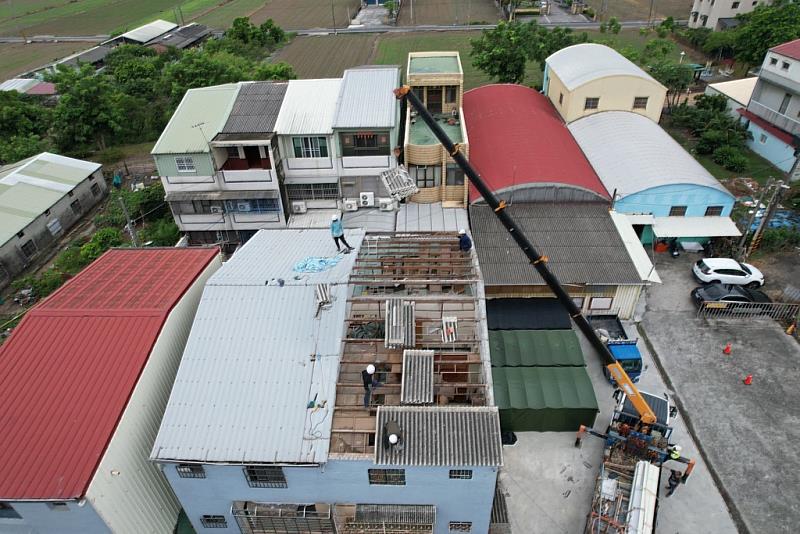 圖4、已簽約受災戶優良廠商快速進場施工