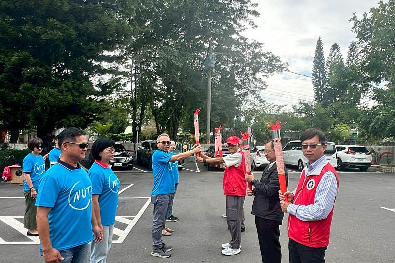 南大聖火在彰化綻放光芒，象徵教育理想與世代傳承持續延續。