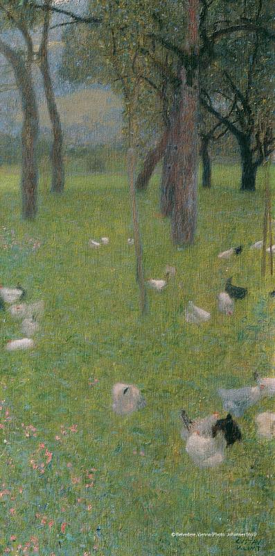 ▲ 古斯塔夫・克林姆珍稀真跡〈雨後〉(After the Rain)（圖 維也納美景宮提供）