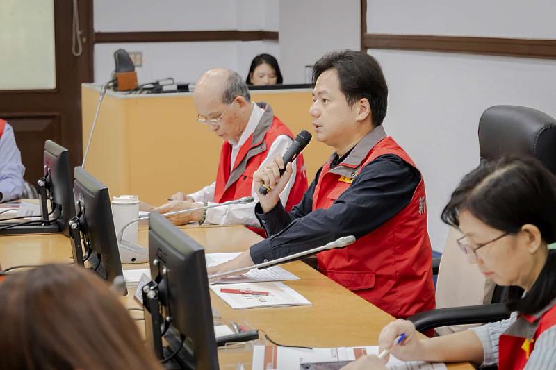 邱代理市長指示全面配合中央第三階段防疫作戰。