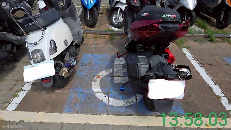 縣府呼籲民眾請勿占用台東火車站身心障礙專用車位