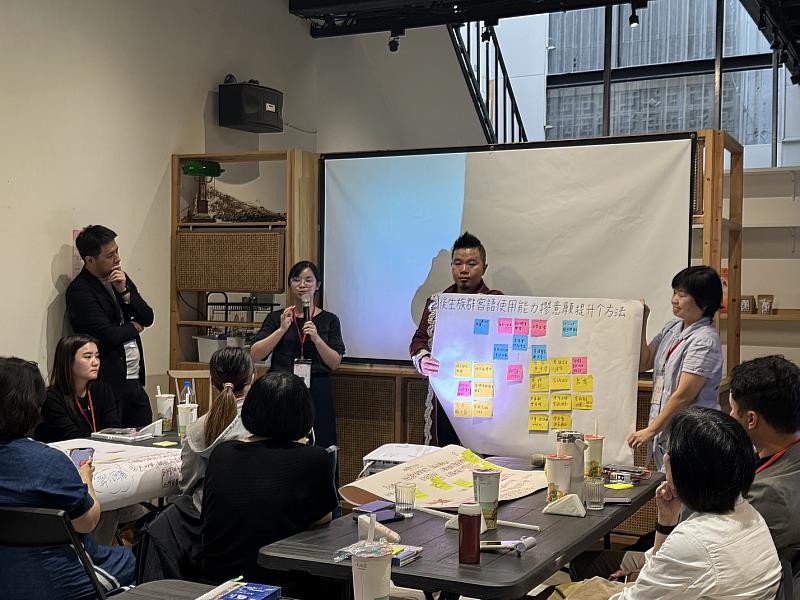 圖4 各組針對討論成果進行分享