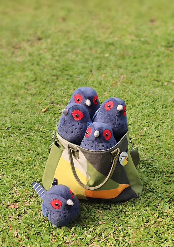 與小i的早鳥樂園合作推出的帝雉布偶，到阿里山國家森林遊樂區小笠原山有機會偶遇本尊喔