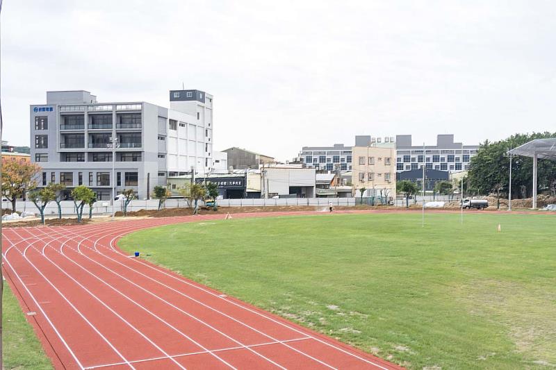 竹市香山綜合運動場改建加速中－現況照。