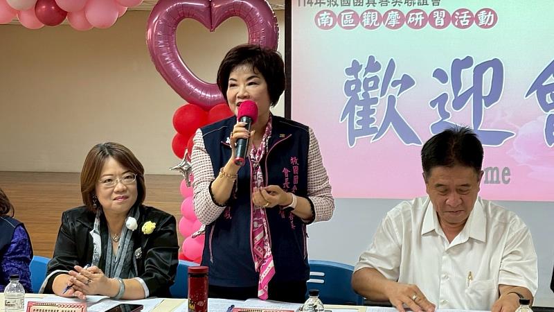 全國真善美會長聯誼會第11屆柳力鳳總會長致詞
