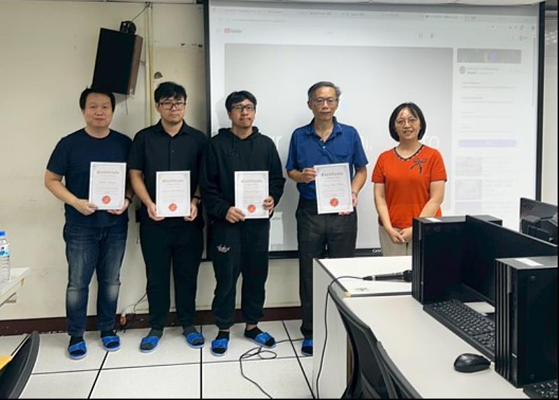 南大生科系感謝中原大學蕭崇德教授團隊蒞校指導，促進AI技術與生物科學的專業交流。