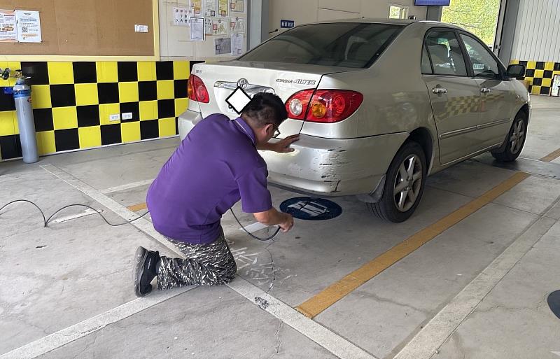 汽車代檢廠現勘輔導審查作業。
